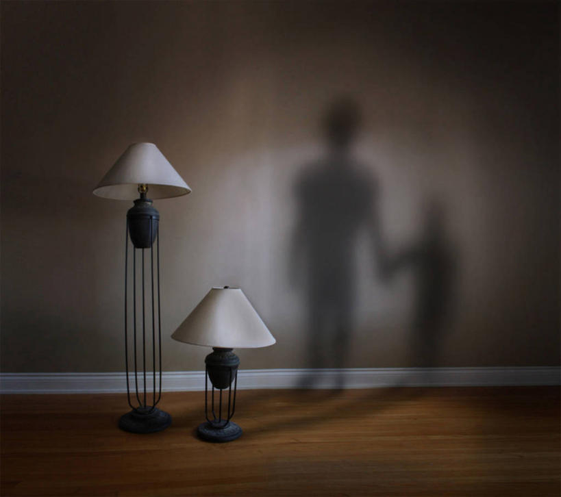 无人,横图,室内,地板,加拿大,连接,阴影,围墙,灯,两个,摄影,魁北克,蒙特利尔,手牵手,彩图