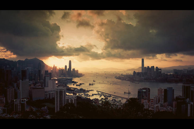 无人,横图,俯视,室外,度假,美景,日落,城市风光,城市,建筑,摩天大楼,香港,日光,景观,云,娱乐,天空,地标建筑,享受,休闲,景色,放松,摄影,中国文化,铜锣湾,湾仔,九龙半岛,彩图,高角度拍摄