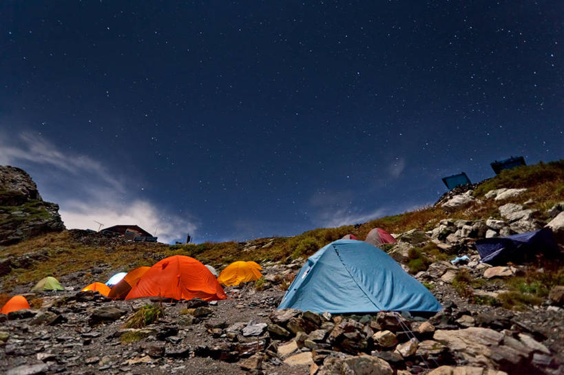 无人,横图,室外,白天,山,日本,帐篷,云,星星,天空,摄影,保护,宁静,露营,彩图