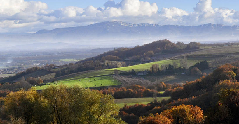 无人,横图,室外,白天,美景,山,法国,地形,景观,云,树,天空,自然,景色,摄影,宁静,自然风光,阿尔代什,彩图,德龙省
