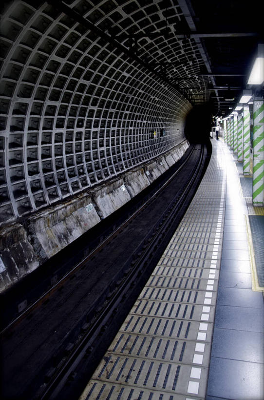 无人,竖图,室外,白天,车站,东京,日本,弯曲,隧道,地铁站,首都,运输,摄影,彩图