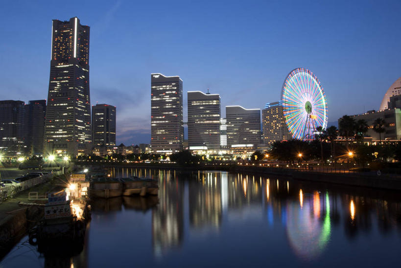 无人,码头,横图,室外,夜晚,河流,天际线,城市,港口,建筑,神奈川,日本,亚洲,日本文化,反射,云,横滨,横滨市,神奈川县,现代,天空,黄昏,摄影,照亮,东亚,发展,大转轮,本州,首府,关东地方,本州岛,日本国,横滨地标塔,横滨地标塔大厦,横滨路标塔,彩图,摆渡口,埠头,渡口,渡头,港湾,海港,货运码头,口岸,商港