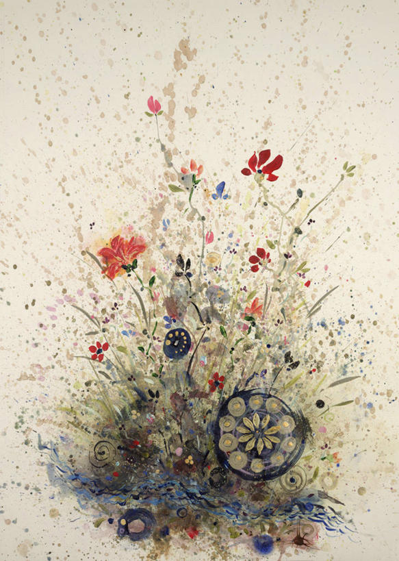 无人,竖图,插画,室外,数码,科技,草地,美国,阴影,网络,纸,高光,几何,计算机图形,合成,图画,画,草,花,小溪,摄影,电脑合成图,数码合成图,创造力,合成图,漫画,写实,具体,具象,美术工艺,丙稀画,彩图