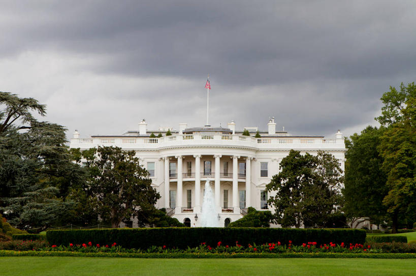 无人,横图,室外,白天,暴风雨,建筑,喷泉,美国,云,首都,树,天空,自然,摄影,宁静,彩图