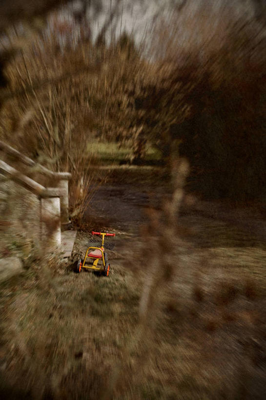 无人,竖图,室外,白天,运动模糊,法国,废弃,庭院,三轮车,树,童年,摄影,报废,废物,丢弃,放弃,抛弃,摈弃,彩图,屏弃,摈斥,摒除