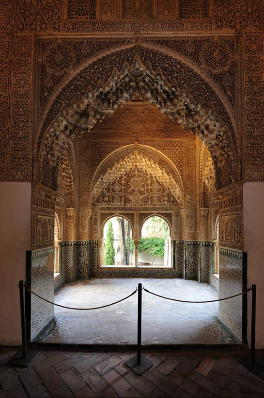 无人,栏杆,竖图,室内,白天,西班牙,拱门,历史,格拉纳达,摄影,宁静,要塞,中东文化,格拉纳达省,式样,设计,彩图