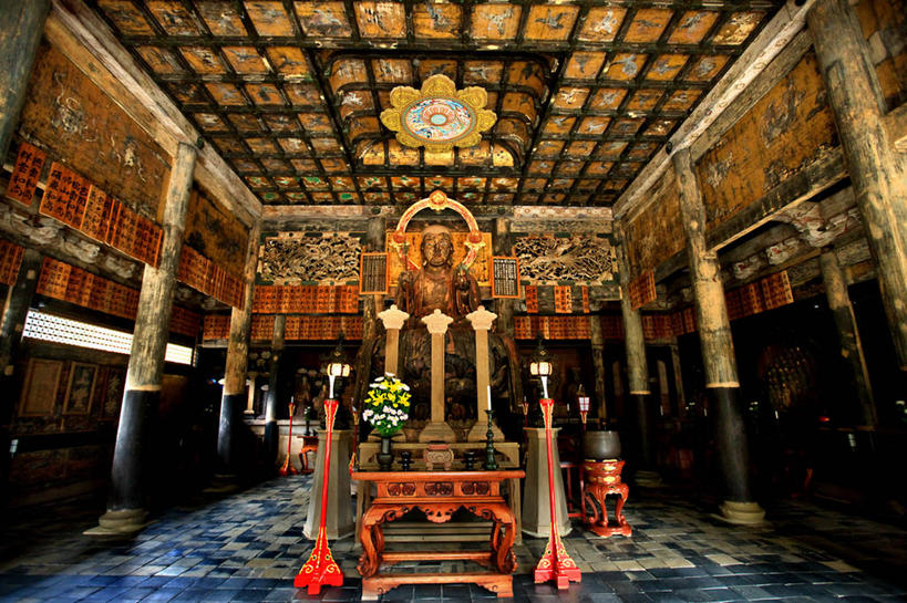 无人,横图,室内,白天,日本,雕像,摄影,宗教,佛教,宁静,神殿,镰仓,彩图