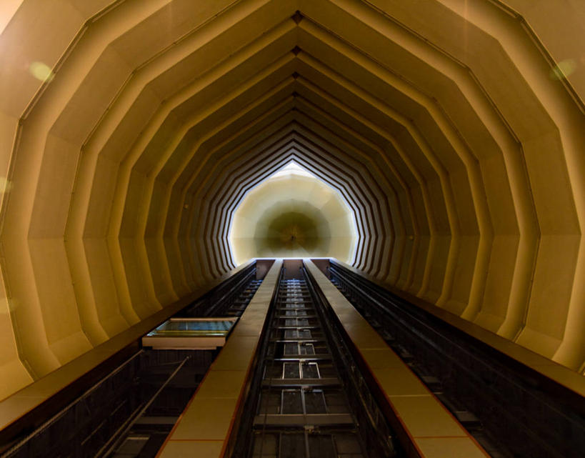 无人,横图,室内,建筑,阿根廷,隧道,摄影,科尔多瓦,结束,彩图