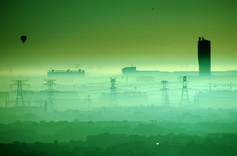 无人,横图,室外,度假,日出,美景,山,雾,城市风光,城市,景观,娱乐,天空,热气球,享受,休闲,景色,放松,摄影,宁静,阿拉伯联合酋长国,迪拜,波斯湾,冒险,彩图,输电塔,广角拍摄