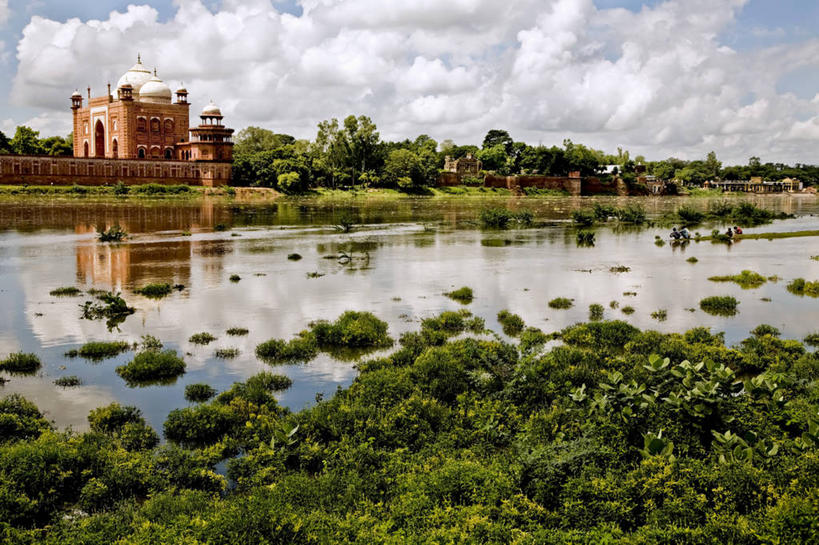无人,横图,室外,白天,旅游,度假,美景,建筑,泰姬陵,印度,亚洲,反射,景观,云,娱乐,草,自然,地标建筑,享受,休闲,景色,放松,摄影,宁静,陵墓,圆顶建筑,自然风光,记忆,南亚,印度文化,阿格拉,印度共和国,亚穆纳河,传统文化