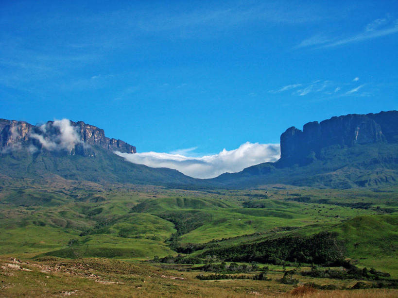 无人,横图,室外,白天,旅游,度假,美景,山,委内瑞拉,地平线,地形,景观,辽阔,地面,宏伟,娱乐,风景,自然,平原,享受,休闲,广阔,景色,南美,放松,摄影,一望无际,自然风光,延伸,天地相交,无边无际,一马平川,罗赖马山