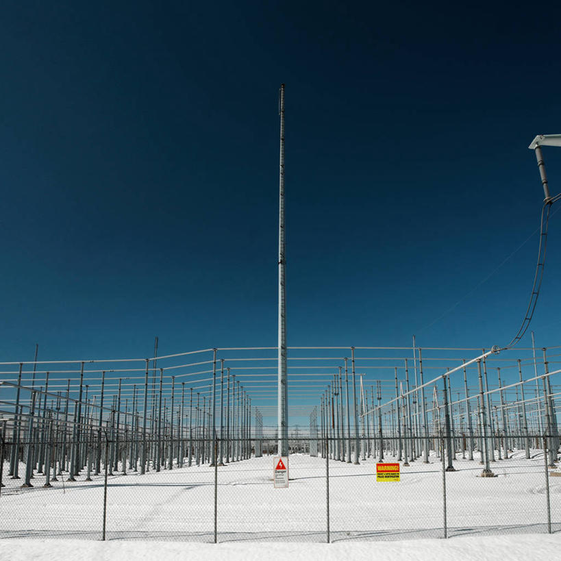 无人,方图,室外,白天,雪,加拿大,许多,电缆,栅栏,冬天,很多,联系,天空,发电站,工业,摄影,能源,电,万里无云,安大略省,电力线,变电所