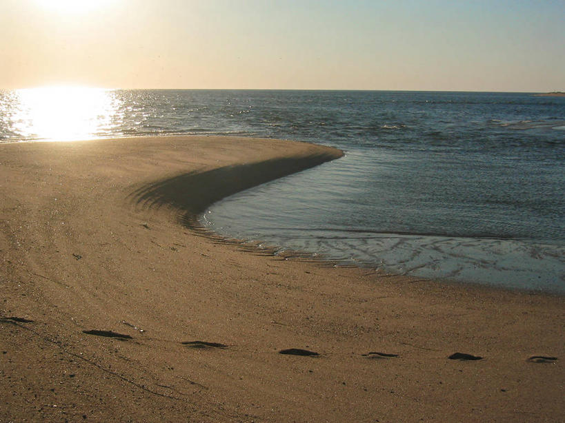 无人,横图,室外,白天,海洋,水,日光,美国,脚印,形状,弯曲,反射,沙子,河岸,水边,痕迹,方向,摄影,宁静,北美,北美洲,美洲,马萨诸塞州,麻州,麻省,马萨诸塞,麻塞诸塞,老殖民地,海湾之州,北亚美利加洲,亚美利加洲,科德角,海滩,美利坚合众国,鳕鱼角