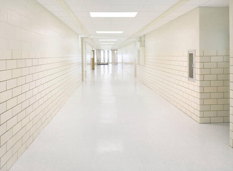 无人,横图,阶调图片,室内,室外,白天,建筑,美国,墙,走廊,光亮,砖墙,摄影,照亮,芝加哥市,单色图片