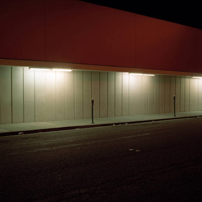 无人,停车场,竖图,室外,夜晚,美国,墙,光亮,运输,摄影,照亮,照明设备,停车计时器