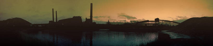 无人,工厂,横图,全景,室外,烟囱,日落,水,比利时,黄昏,工业,摄影,能源,剪影,逆光,工业建筑,旅行