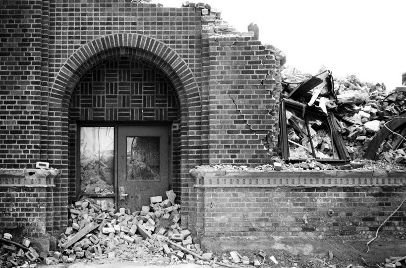 无人,横图,门,建筑,美国,墙,拱门,破坏,破损,摄影,损坏,下降,毁灭