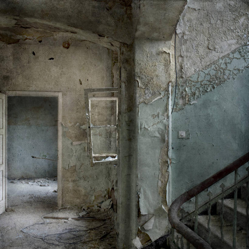 无人,医院,方图,室内,室外,白天,窗户,门,德国,军事,摄影,下降,毁灭,中欧