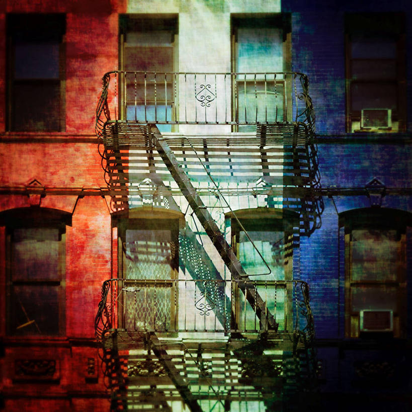 无人,方图,室外,白天,安全,窗户,建筑,纽约,美国,火焰,燃烧,空调,摄影,纽约州,紧迫,危险,防火梯