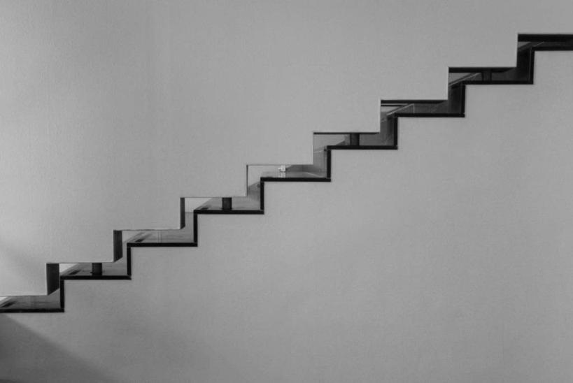 无人,横图,室内,白天,楼梯,建筑,荷兰,开,墙,摄影,便利,简单,影棚拍摄