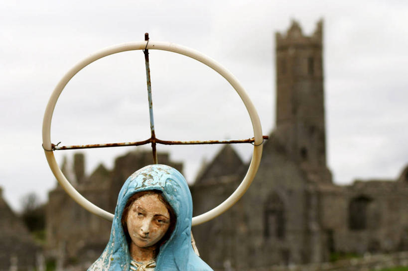 无人,横图,室外,白天,建筑,雕塑,爱尔兰,雕像,摄影,宗教,基督教,北欧,圣玛丽,灵性,大教堂