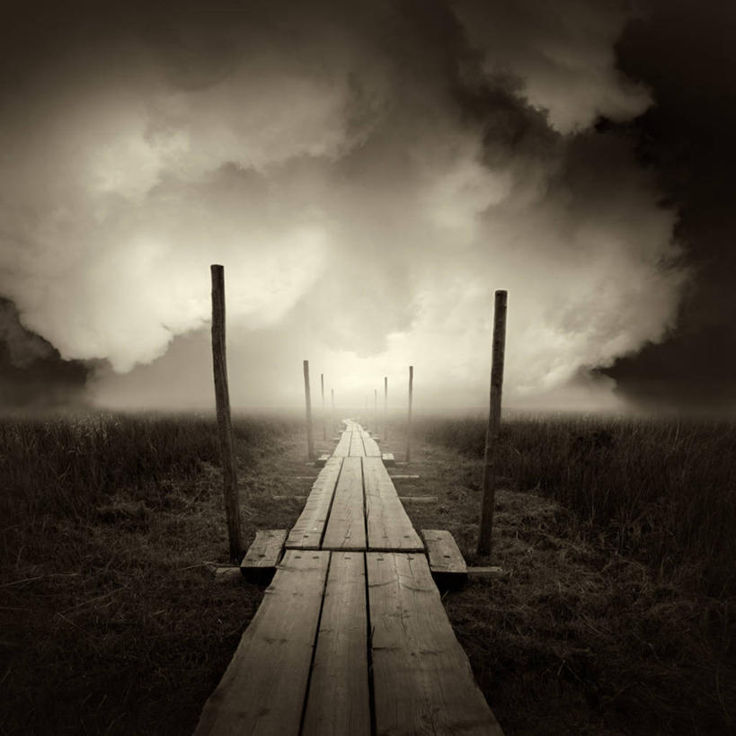 无人,方图,室外,雾,木制,云,桥,黎明,天空,自然,摄影,人行桥,宁静,环境