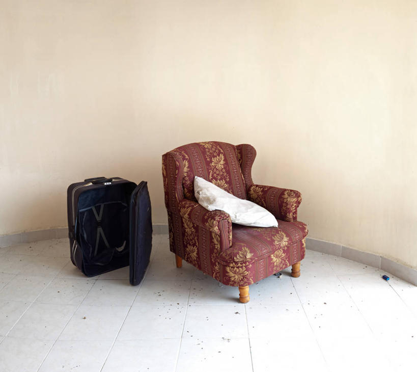 无人,横图,俯视,室内,白天,手提箱,墨西哥,三个,枕头,摄影,扶手椅,拉丁美洲,肯他纳罗,尤卡坦半岛,搬迁,想法,彩图,高角度拍摄