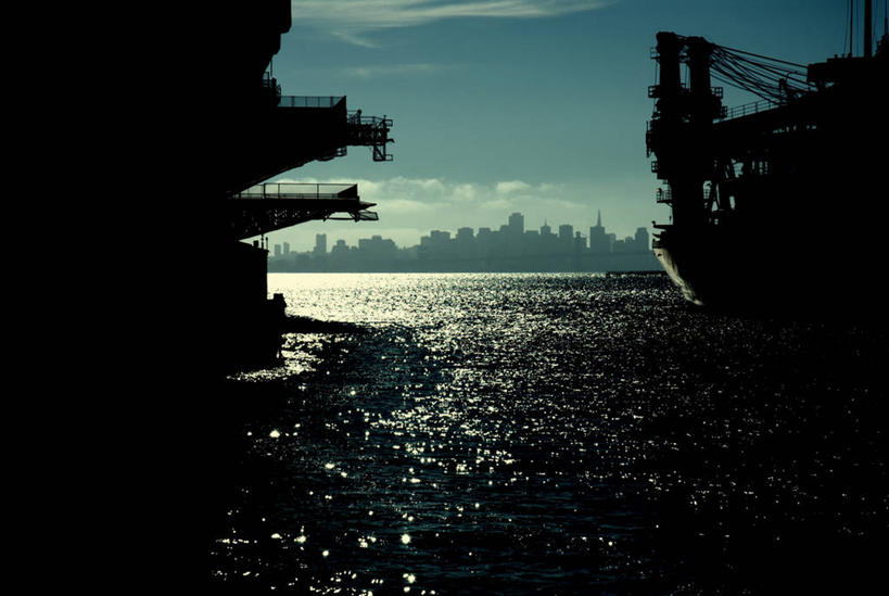 无人,横图,室外,白天,天际线,城市,日光,美国,波纹,地平线,云,天空,运输,摄影,宁静,发展,旧金山,进展,彩图