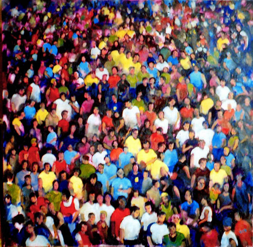 站,横图,俯视,室外,白天,绘画,竞争,油画,英国,艺术,竞技运动,许多人,古典,文化,工艺品,品味,一群人,摄影,美术,高雅,事件,北欧,群众,美学,彩图,高角度拍摄,全画面,全框架,全帧,全画幅