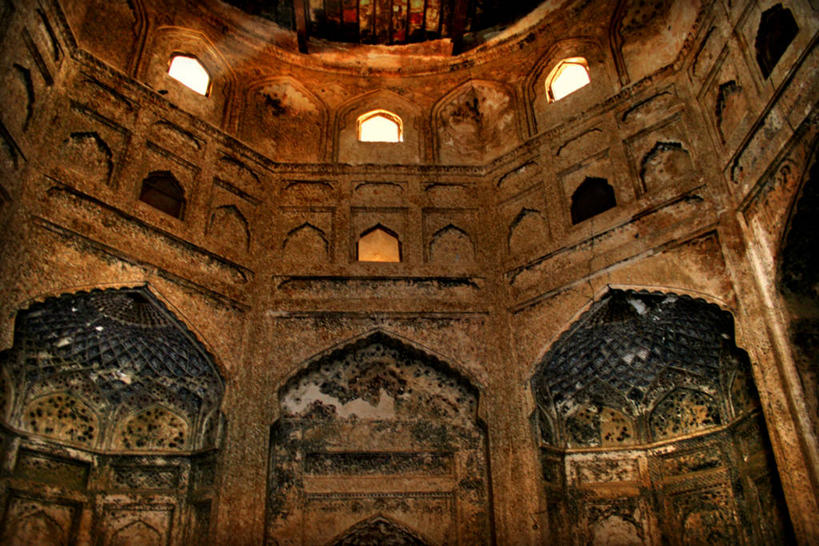 无人,横图,室内,仰视,建筑,巴基斯坦,地标建筑,摄影,部分,坟墓,伊斯兰教,印度次大陆,海得拉巴,彩图,低角度拍摄,旅行,过去,罕萨