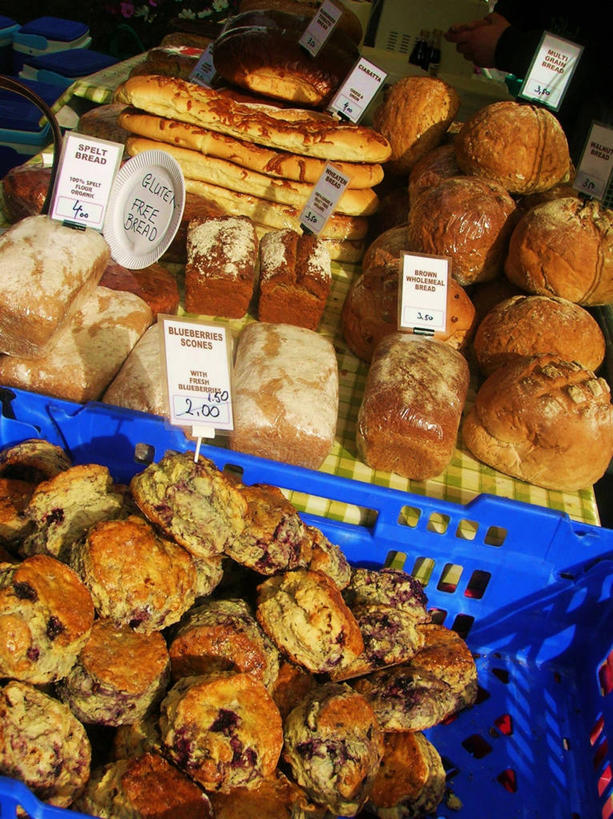 无人,竖图,俯视,室外,白天,爱尔兰,丰富,市场,首都,饮食,容器,摄影,多样,清新,价格标签,烤饼,彩图,高角度拍摄