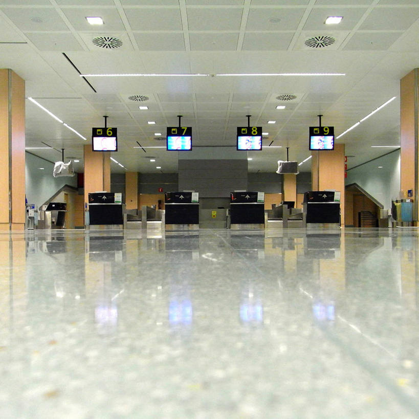 无人,机场,方图,室内,白天,地板,建筑,西班牙,屏幕,摄影,伊比沙岛,彩图,旅行