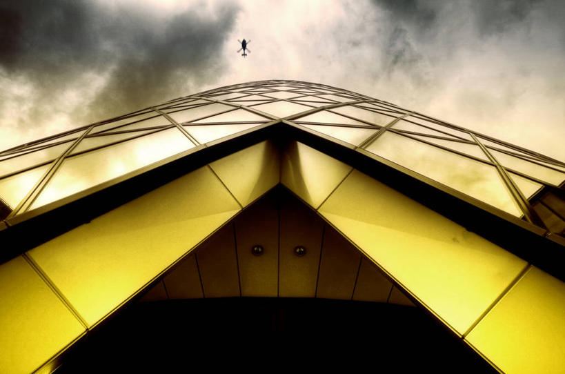 无人,横图,室外,白天,建筑,摩天大楼,英国,云,首都,半空,注视,飞,观察,看,摄影,观看,直升机,察看,关注,瑞士再保险塔,彩图