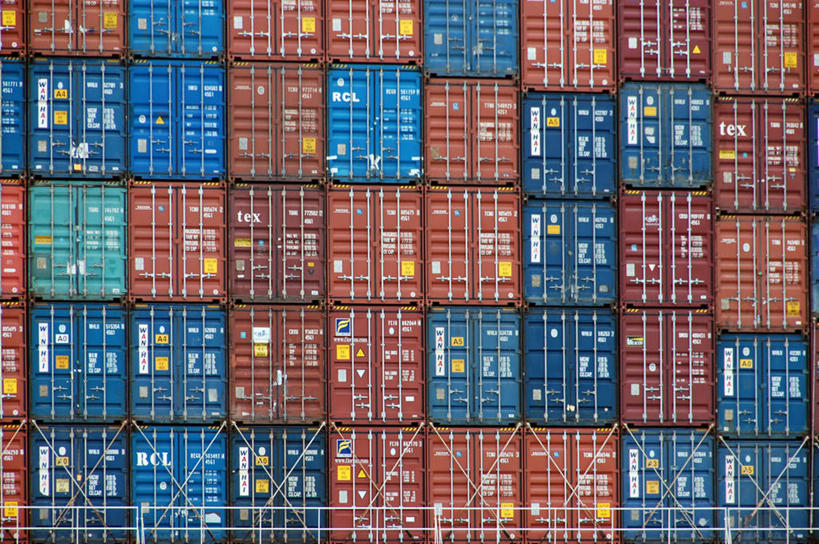 无人,横图,室外,白天,香港,许多,堆叠,丰富,集装箱,很多,货柜,容器,箱子,运输,摄影,多样,物流,彩图,全画面,全框架,全帧,全画幅