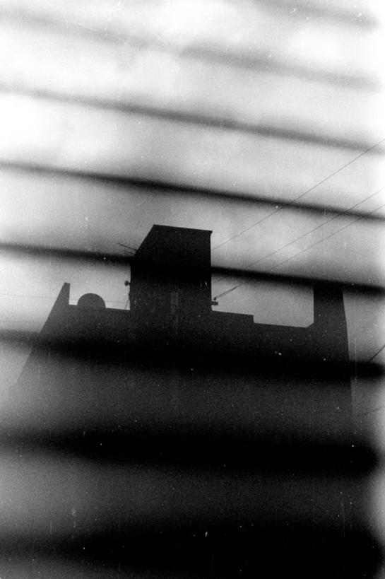 无人,竖图,黑白,仰视,窗户,城市,建筑,美国,古典,天空,百叶帘,摄影,俄亥俄州,克里夫兰,低角度拍摄