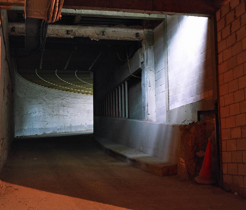 无人,横图,室内,室外,建筑,立交桥,日光,英国,弯曲,隧道,墙,混凝土,车道,摄影,面板,彩图