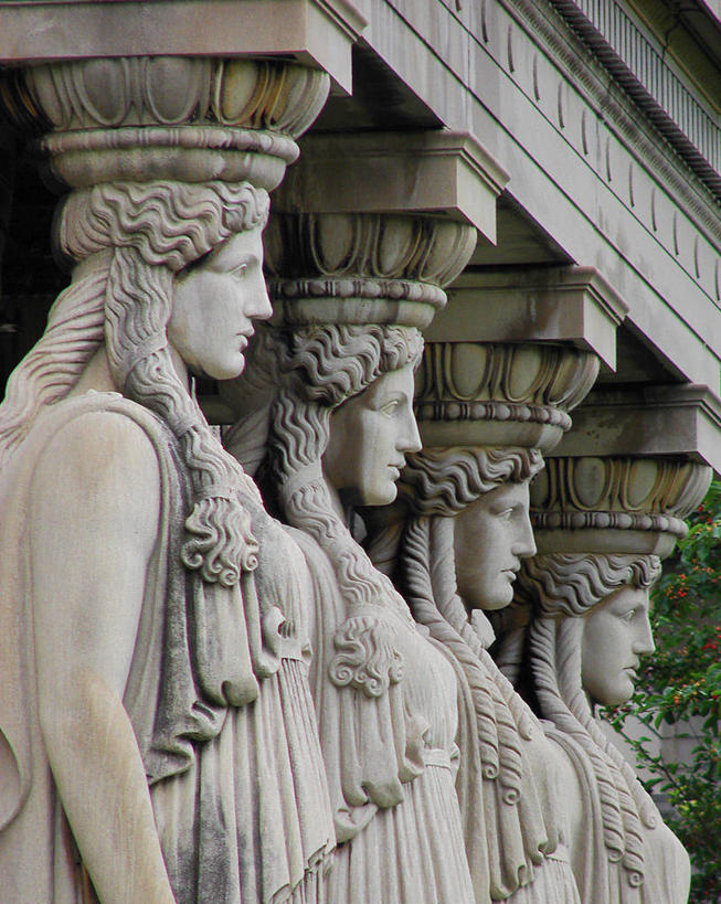 无人,博物馆,竖图,室外,白天,重复,建筑,雕塑,美国,摄影,芝加哥市,彩图