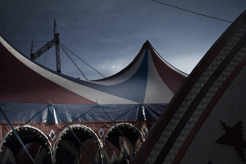 无人,马戏团,横图,室外,挪威,条纹,首都,黄昏,摄影,部分,万里无云,奥斯陆,彩图