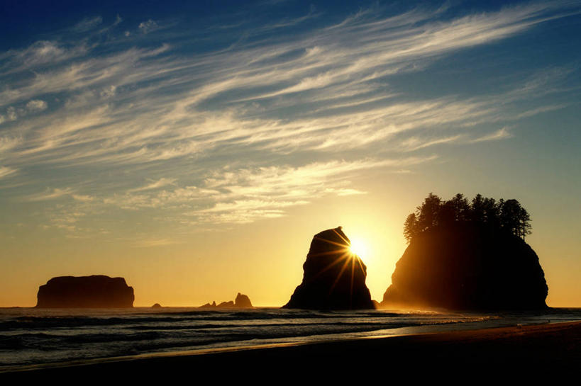 无人,公园,横图,室外,海洋,美景,日落,华盛顿,美国,地形,景观,云,风景,自然,景色,摄影,北美,北美洲,国家公园,自然风光,美洲,剪影,华盛顿州,奥林匹克国家公园,常绿之州,常青州,北亚美利加洲,亚美利加洲,奥林匹克半岛,奥林匹克山脉,海滩,岩石,彩图,美利坚合众国