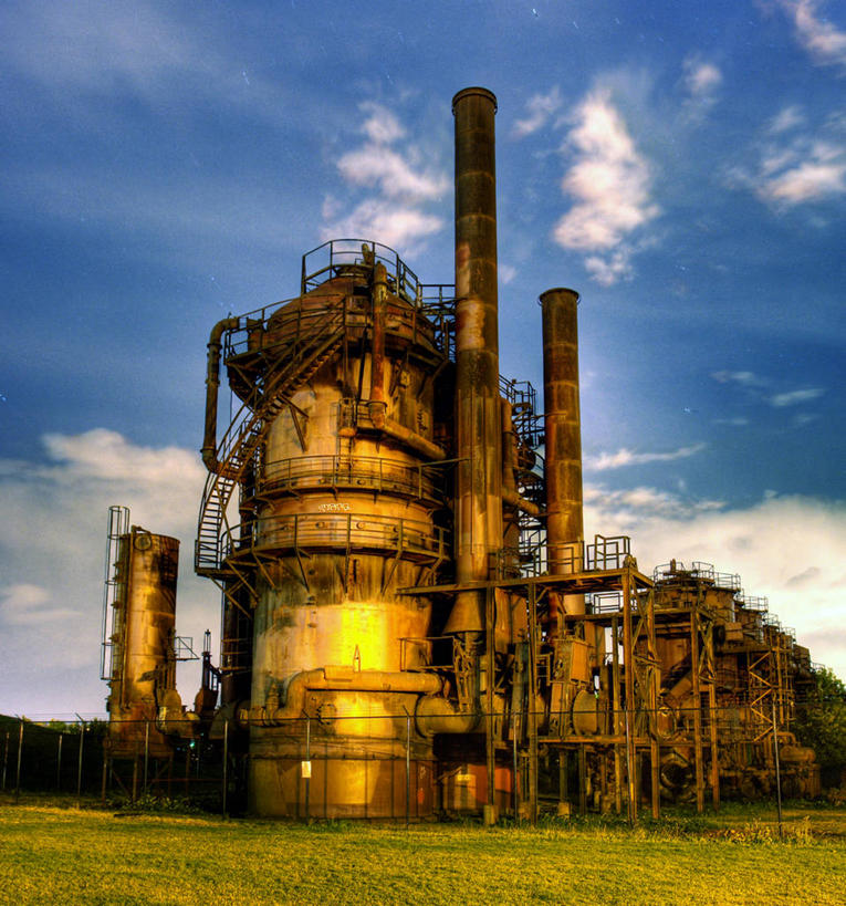 无人,竖图,室外,夜晚,烟囱,美国,云,塔,储油罐,工业,摄影,能源,天然气,照亮,西雅图,彩图