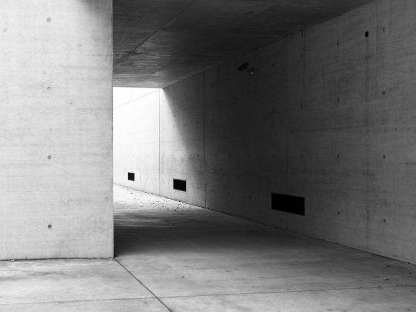 无人,横图,室外,白天,建筑,日光,德国,隧道,墙,混凝土,摄影,集中营,彩图