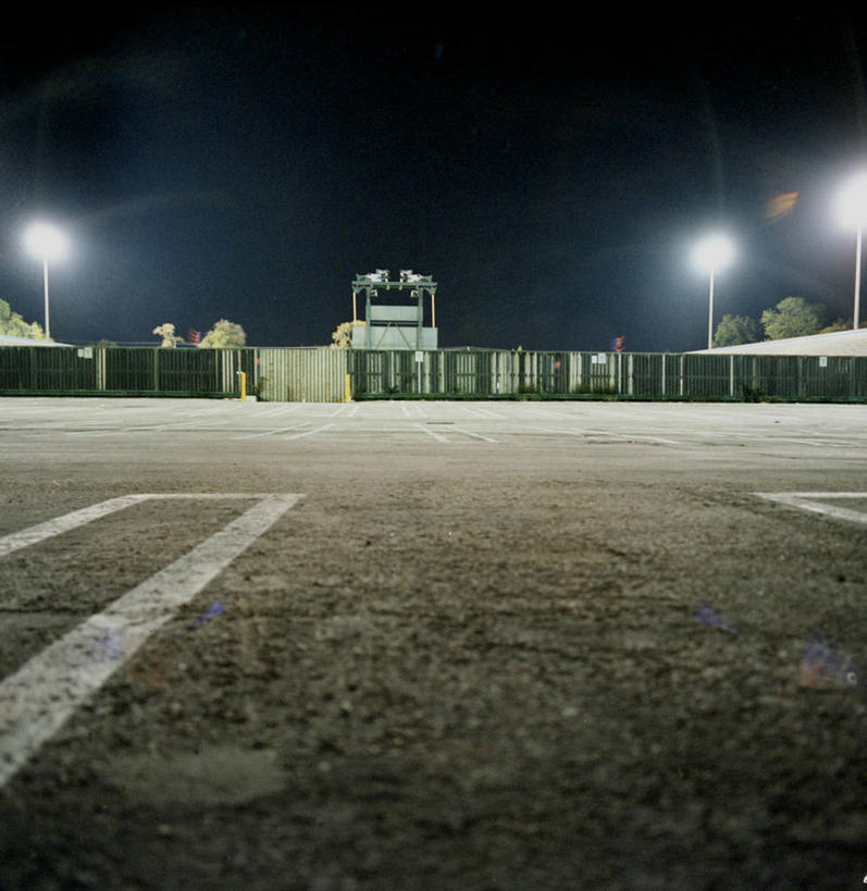 无人,停车场,竖图,室外,夜晚,建筑,路灯,加拿大,混凝土,体育场,摄影,照亮,多伦多,安大略省,彩图