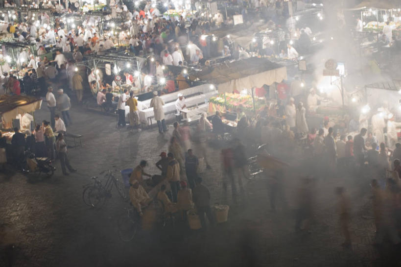 广场,横图,室外,夜晚,商务,城市,非洲,摩洛哥,市场,零售,摄影,照亮,群众,阿非利加洲,摩洛哥王国,马拉喀什,摩洛哥文化,彩图