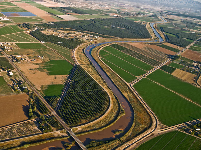 无人,横图,俯视,航拍,室外,白天,公路,美国,风景,运输,摄影,宁静,鸟瞰,边界,德克萨斯,埃尔帕索,格兰德河,彩图,高角度拍摄,景观设计