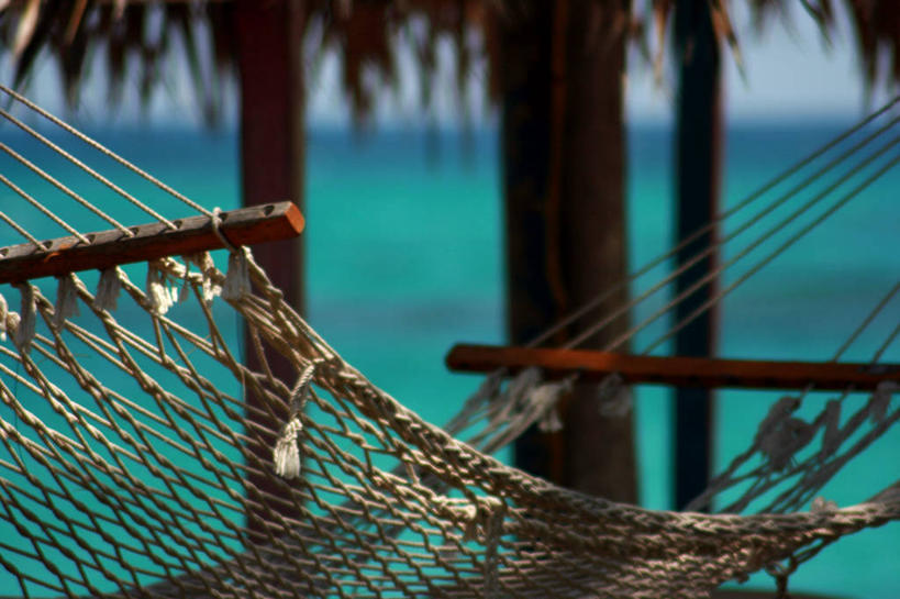 无人,横图,室外,特写,白天,度假,吊床,吊挂,悬挂,挂,树干,一个,自然,放松,摄影,单个,彩图,卡特岛