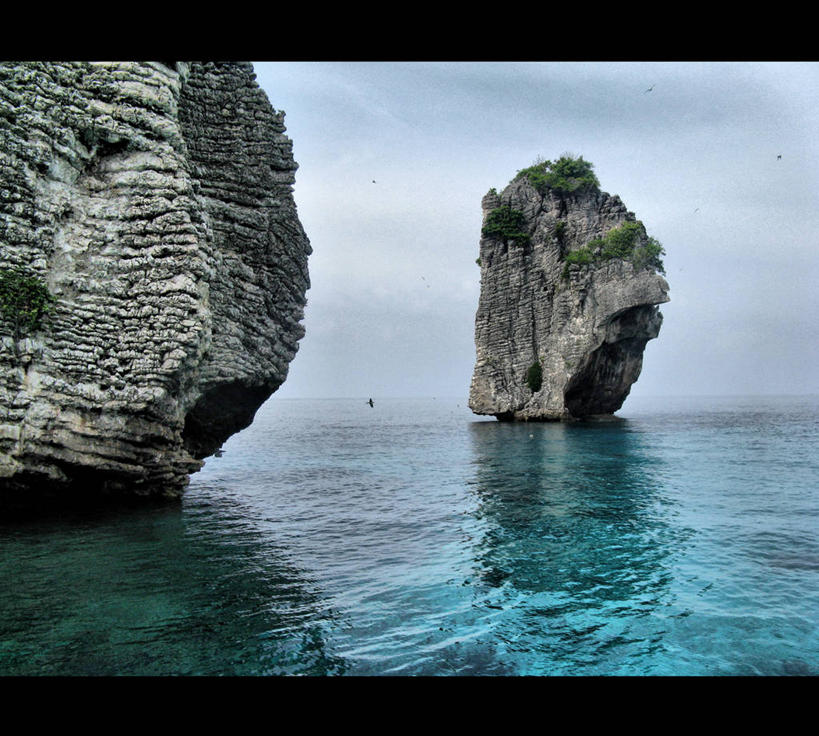 无人,横图,室外,海洋,美景,泰国,景观,水平线,风景,自然,景色,摄影,宁静,自然风光,甲米,岩石,彩图