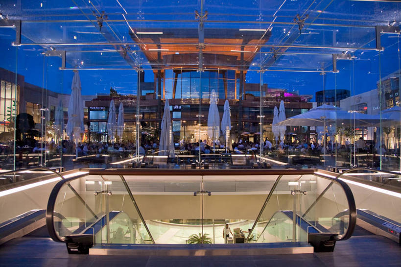 无人,横图,室内,消费,建筑,欧洲,反射,电动扶梯,现代,黄昏,摄影,照亮,伊斯坦布尔,彩图