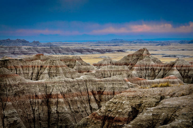 无人,横图,室外,白天,美景,峡谷,地形,景观,层次,宏伟,风景,自然,景色,摄影,宁静,岩层,自然风光,南达科他州,岩石,彩图