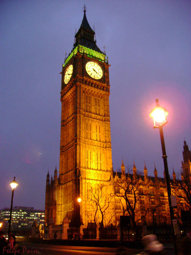 竖图,室外,夜晚,正面,幸福,建筑,路灯,首都,钟塔,摄影,照亮,英国文化,彩图