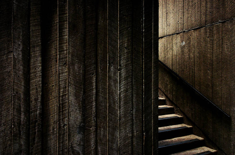 无人,横图,室外,神秘,建筑,加拿大,阴影,混凝土,台阶,黄昏,摄影,多伦多,安大略省,彩图,大学